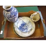 A collection of Delft china