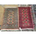 Two small Persian rugs