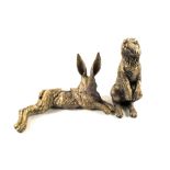 Two composition Hare figures