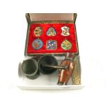 A small collection of oriental items, Bronze, Cloisonné,