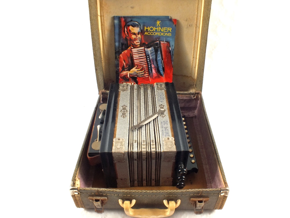 A cased Viceroy accordion