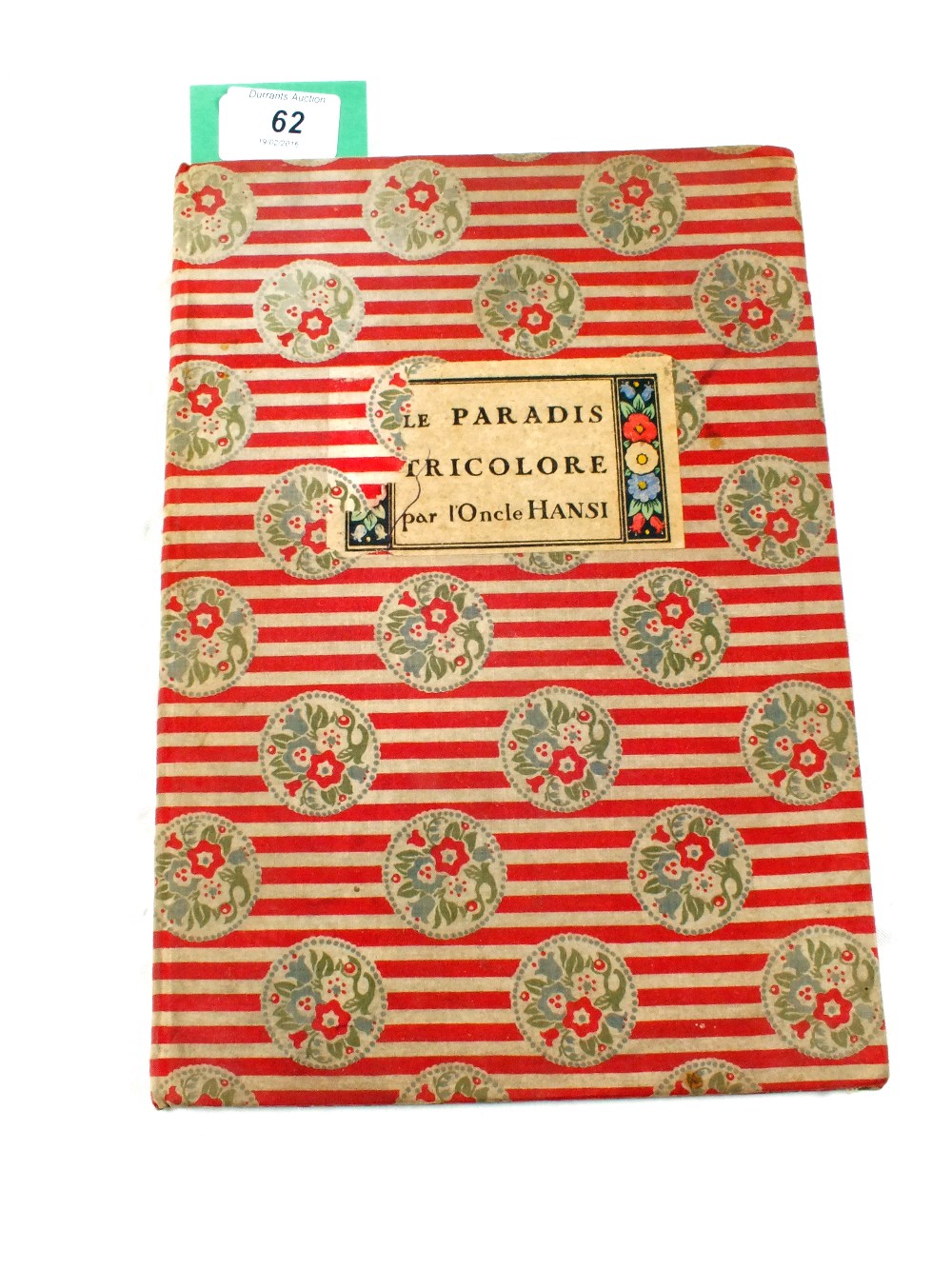 A copy of "Le Paradis Tricolore" in full colour and dated 1918,