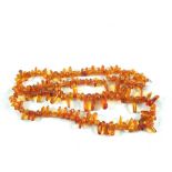 A string of Baltic Amber beads