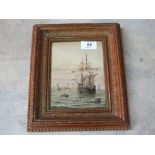 A 19th Century framed and glazed watercolour,