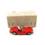 A French Dinky 22A Maserati with dark red body and seats (unboxed)