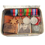 WWII medals including Burma Star with ephemera etc to W.G.