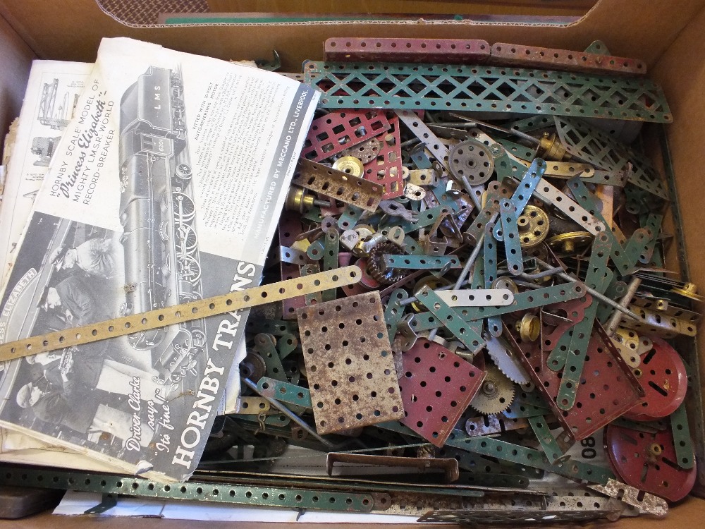 A box of Meccano