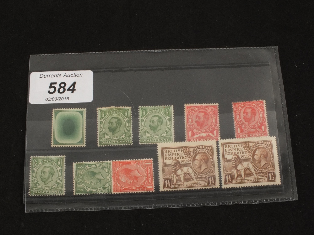 GB various GV mint issues including S/ways watermarks,