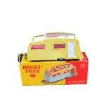 A boxed Dinky 177 four berth caravan