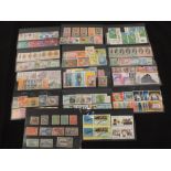 Commonwealth mounted and unmounted mint on fourteen stock cards,