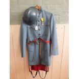 A rare WWI French Foreign Legion officer's uniform, including jacket, trousers, sword belt,