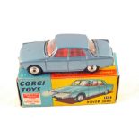 A boxed Corgi 252 Rover 2000 with blue body