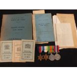 RNAS Pilots log books, medals, documents etc all relating to 2/Lieut A.N.