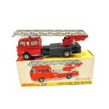 A boxed Dinky 956 fire engine with Berliet cab and extending ladder,