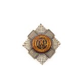 A WWII era Royal Scots Officers cap badge (Star of the Order of the Thistle)
