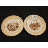 Two Bairnsfather 'Old Bill' plates,