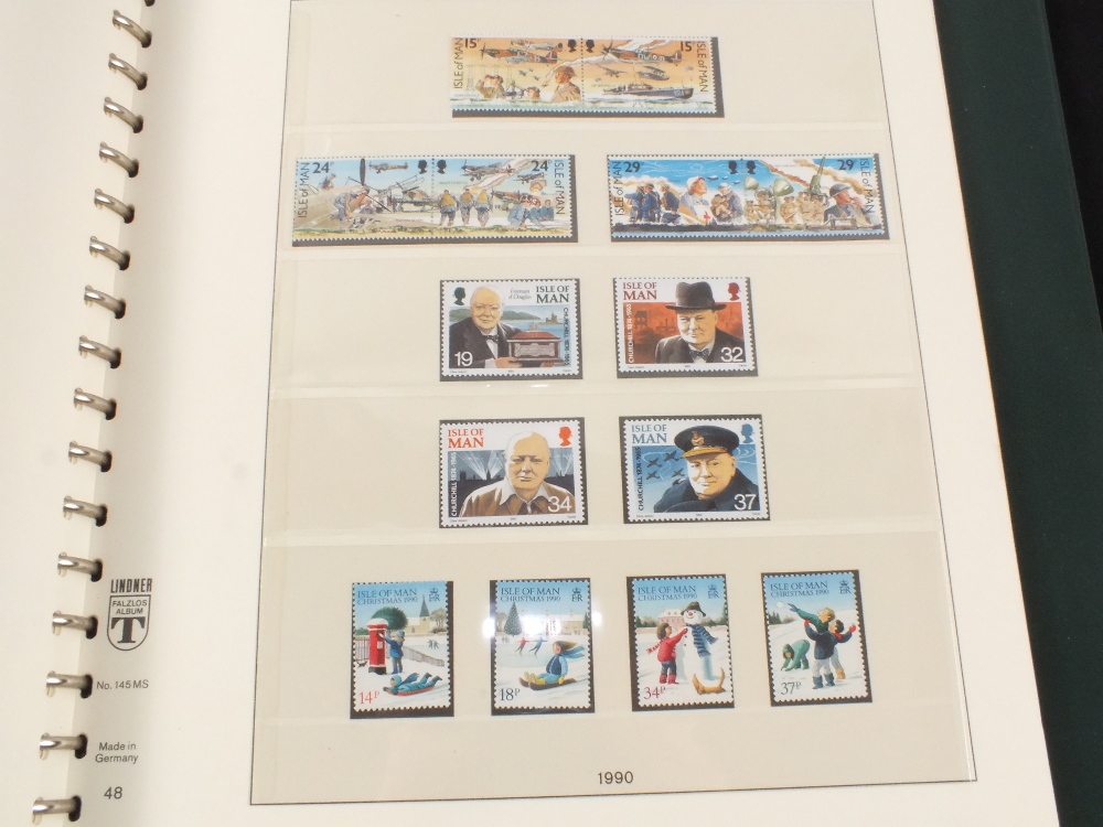 An album of mint Isle of Man stamps