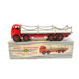 A boxed Dinky 905 Foden flat truck with chains,