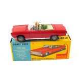 A boxed Corgi 246 Chrysler Imperial with red body