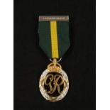 A Territorial decoration George VI medal dated 1951 with top bar