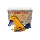 A boxed Dinky 564 elevator loader in striped box