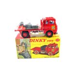 A boxed Dinky 425 Bedford TK coal lorry with clear windows,