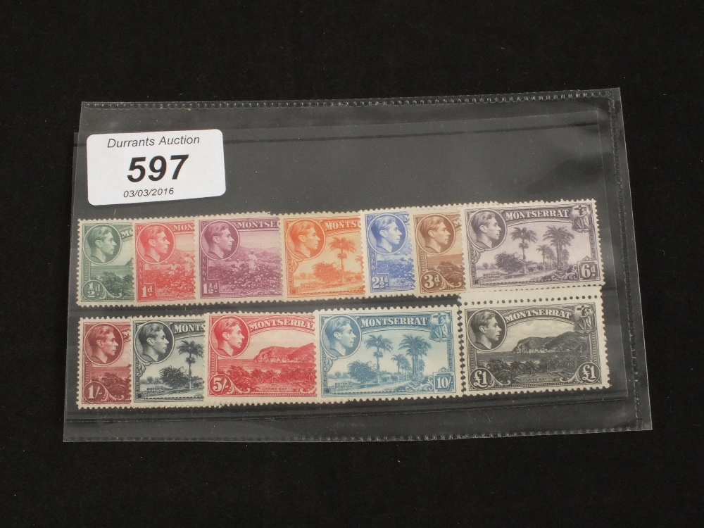 Montserrat 1938 full set to £1,