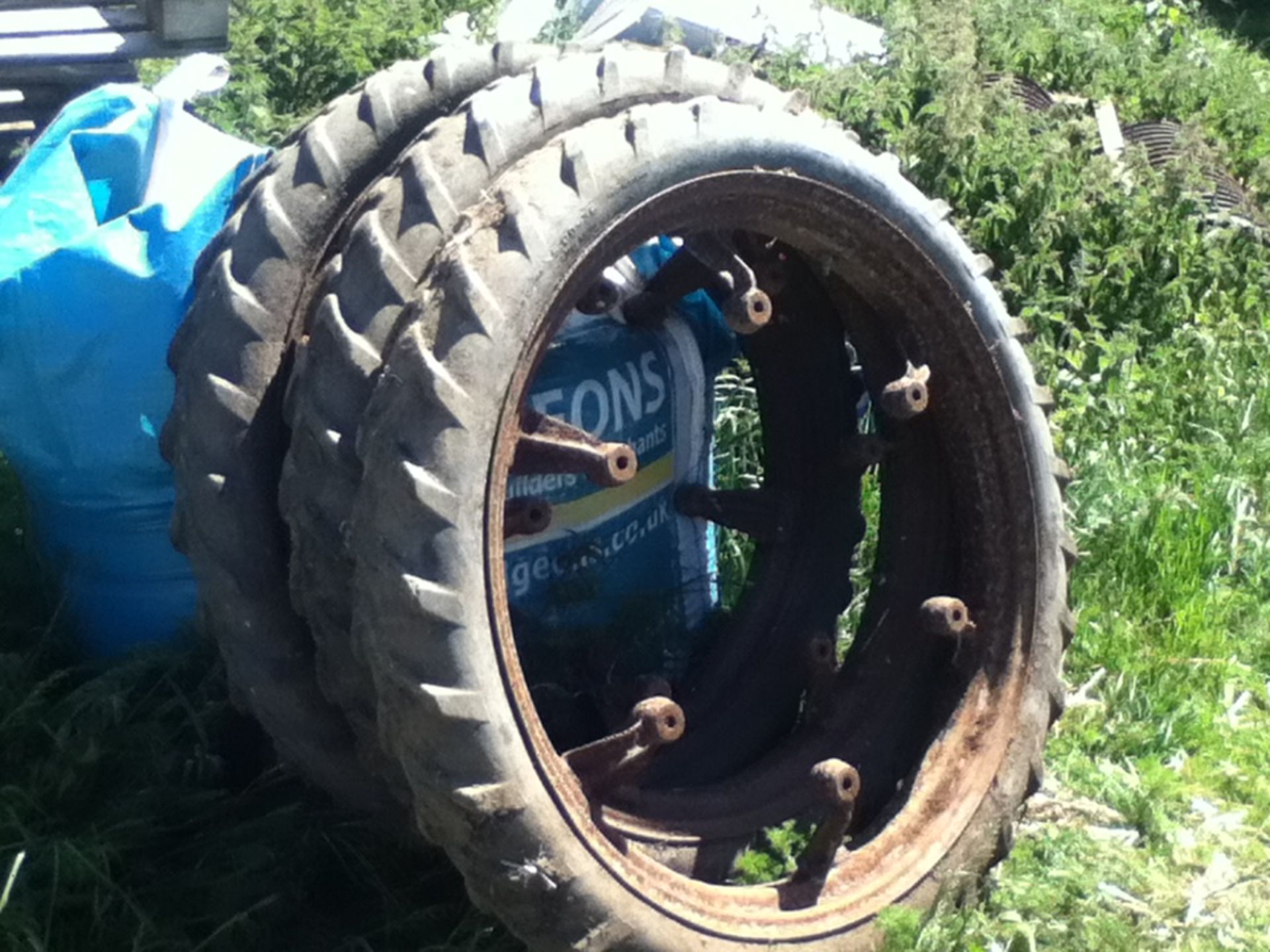 Three rear wheel rims, for T20. Stored near Waxham. - Image 2 of 2