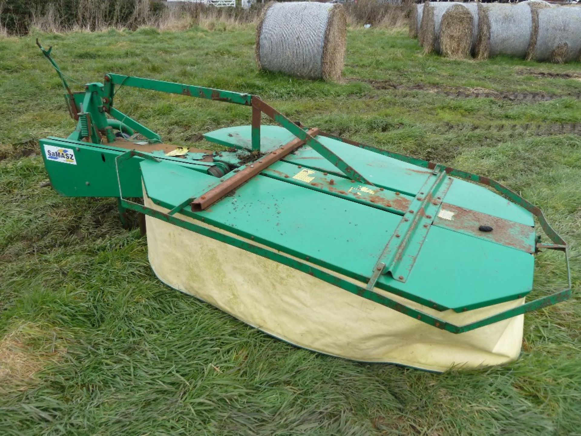 Samasz drum mower, 02/2001, serial 10472. Stored near Beccles. - Image 6 of 6