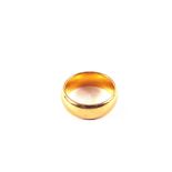 A 22ct Gold wedding band,