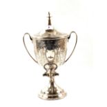 A Victorian Silver plated tea urn