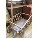 A Victorian dog cart