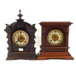 Two Ansonia striking mantel clocks