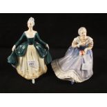 Two Royal Doulton figurines,