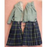 Two kilts and two jackets