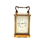 A Brass cased Mappin & Webb Ltd carriage clock