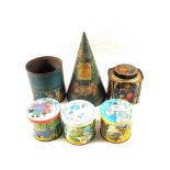 A Lucy Attwell Fairy Tree tin plate biscuit money box,