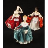 Three Royal Doulton figurines, Sara HN 2265,