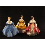 Three Royal Doulton figurines, Coralie HN 2307,