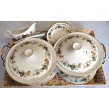 A Royal Doulton Larchmont dinner set