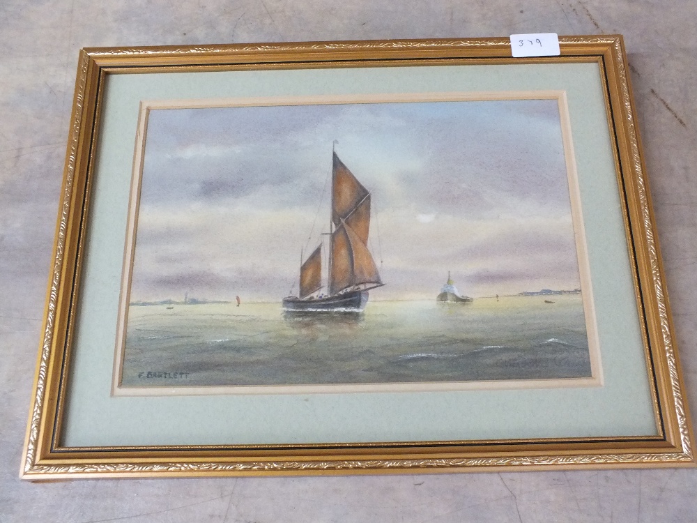 Nautical paintings, George Barnard, F.Bartlett, M.R. - Image 4 of 5