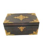 A 19th Century Coromandel and Brass bound box