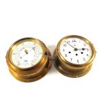 A Brass ships barometer by Cooke,