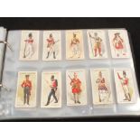 An album of various cigarette cards