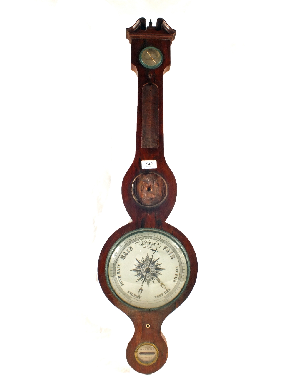 A 19th Century Mahogany banjo barometer (for restoration)