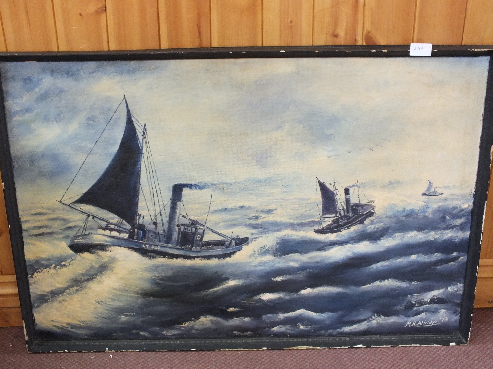 Nautical paintings, George Barnard, F.Bartlett, M.R. - Image 3 of 5