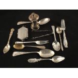 Various items of Silver including cutlery,