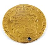 A George III guinea, 1766, shield back,