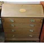 An Edwardian Mahogany four drawer bureau