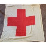 A German WWII (PATTERN) Red Cross flag